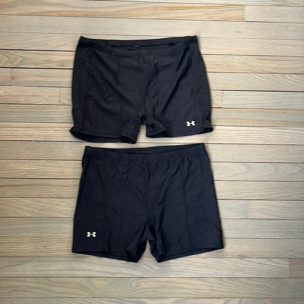 Bundle of Under Armour Black Spandex Shorts